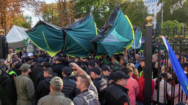 Протест в Кишиневе 25.09.2022 - Sputnik Moldova