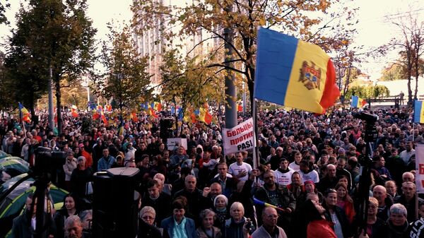 Protestul antiguvernamental de duminică de la Chișinău în 2 minute. - Sputnik Moldova