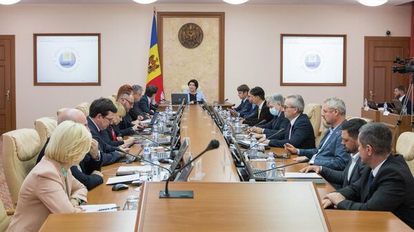 Guvenul Gavrilița în ședință - Sputnik Moldova