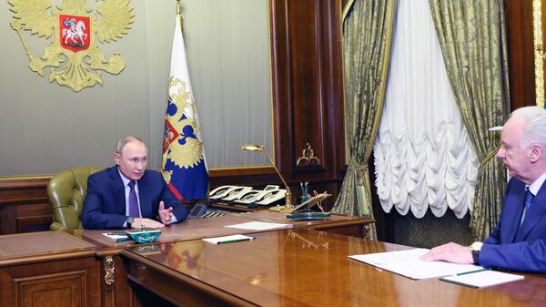 Президент РФ В. Путин встретился с главой Следственного комитета РФ А. Бастрыкиным - Sputnik Молдова