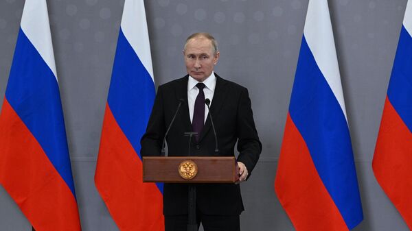 Визит президента РФ В. Путина в Казахстан  - Sputnik Молдова