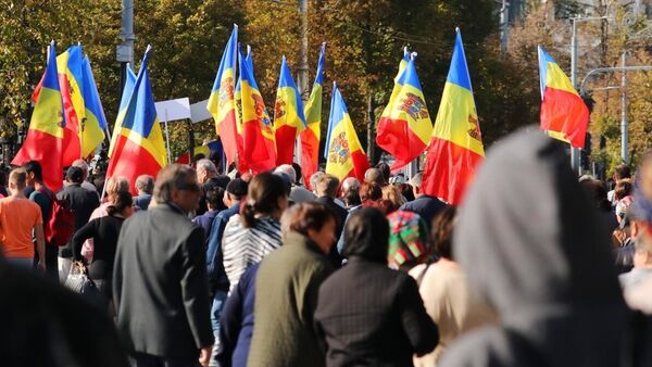Protestele din Capitală: două coloane se îndreaptă spre PMAN – LIVE - Sputnik Moldova