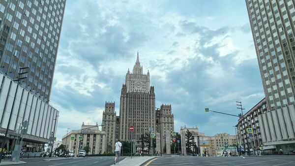 Clădirea MAE rus de la Moscova
 - Sputnik Moldova