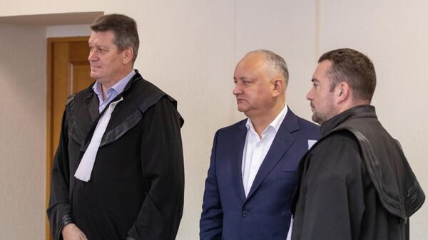 Igor Dodon cu avocații săi - Sputnik Moldova