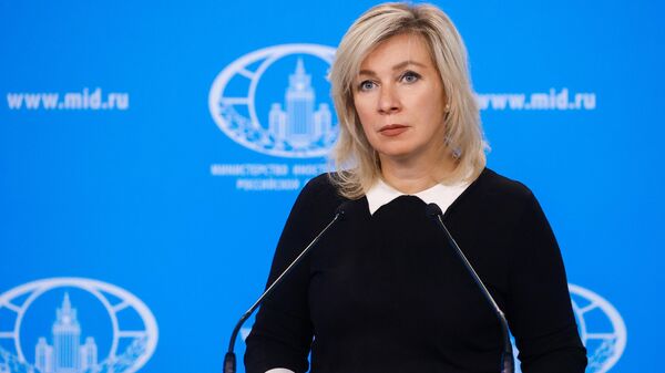 Purtătorul de cuvânt al Ministerului rus de Externe, Maria Zaharova - Sputnik Moldova-România