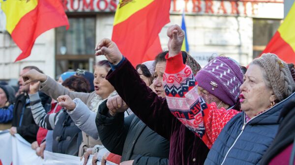 A șaptea duminică de protest în Capitală - Sputnik Moldova