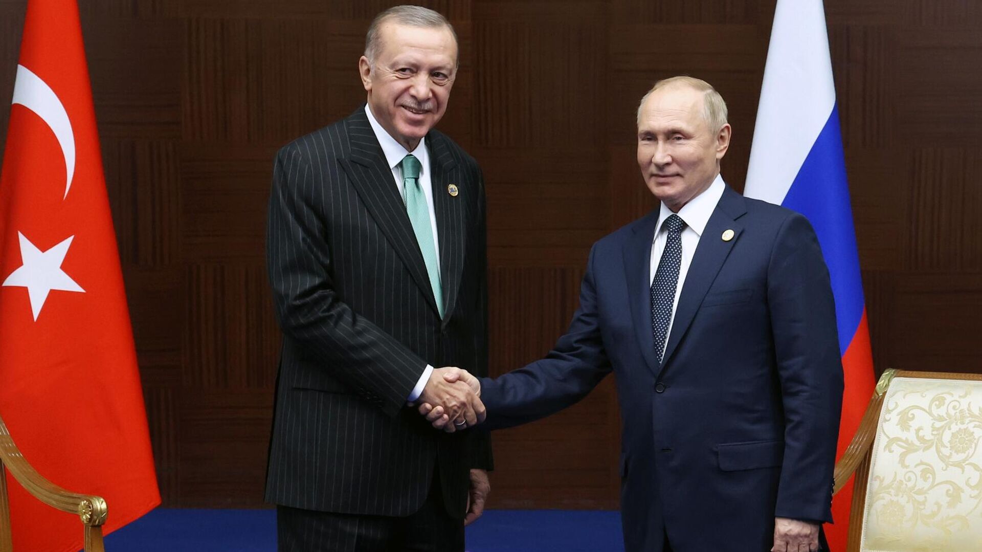 Recep Tayyip Erdogan și Vladimir Putin - Sputnik Moldova, 1920, 02.11.2022