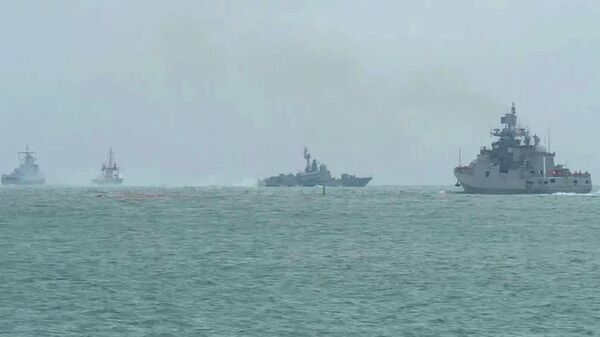 Corăbii militare rusești în Marea Neagră  - Sputnik Moldova