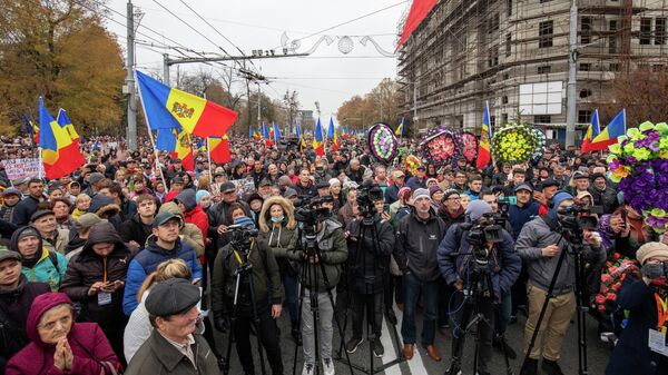 Protest de masă la Chișinău - o zi de proteste în 2 minute - Sputnik Moldova