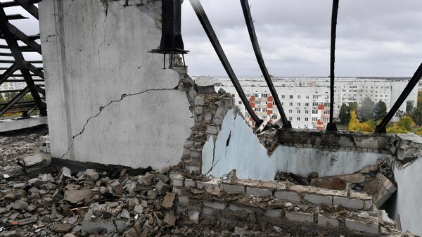 Разрушения в Энергодаре после многократных обстрелов - Sputnik Молдова