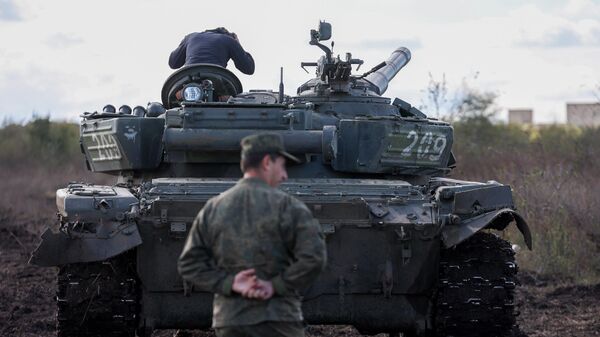 Военная подготовка танкистов  - Sputnik Молдова