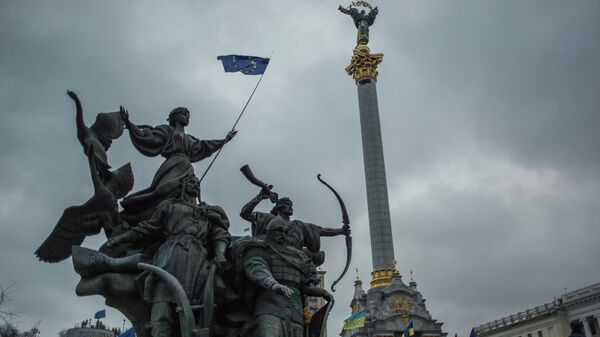 Rally to support Ukraine's integration with Europe on Independence Square, Kiev. (File photo) - Sputnik Moldova