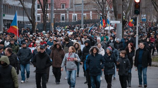 Protestul antiguvernamental de duminică din Chișinău, în 2 minute - Sputnik Moldova