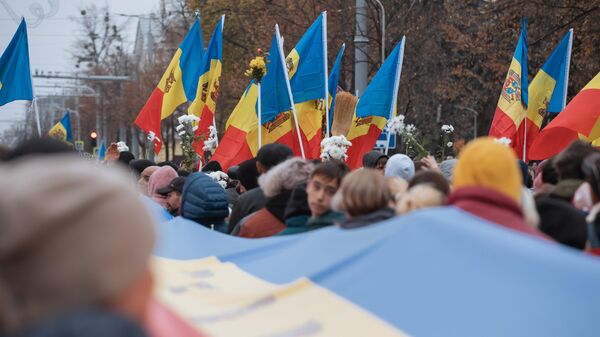 Протест в центре Кишинева - Sputnik Молдова
