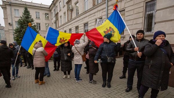 Protest antiguvernamental la Procuratură - Sputnik Moldova