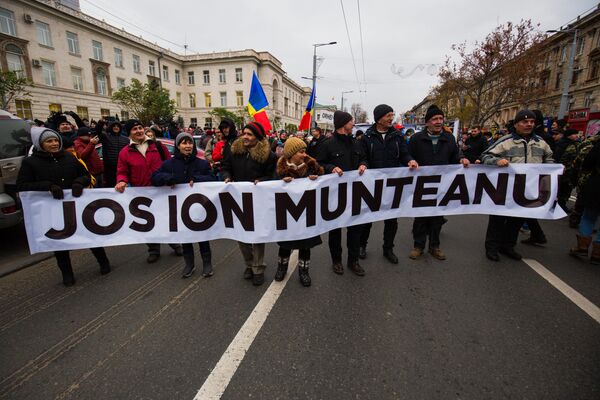 Miting de protest antiguvernamental la Procuratura Generală 28.11.2022 - Sputnik Moldova