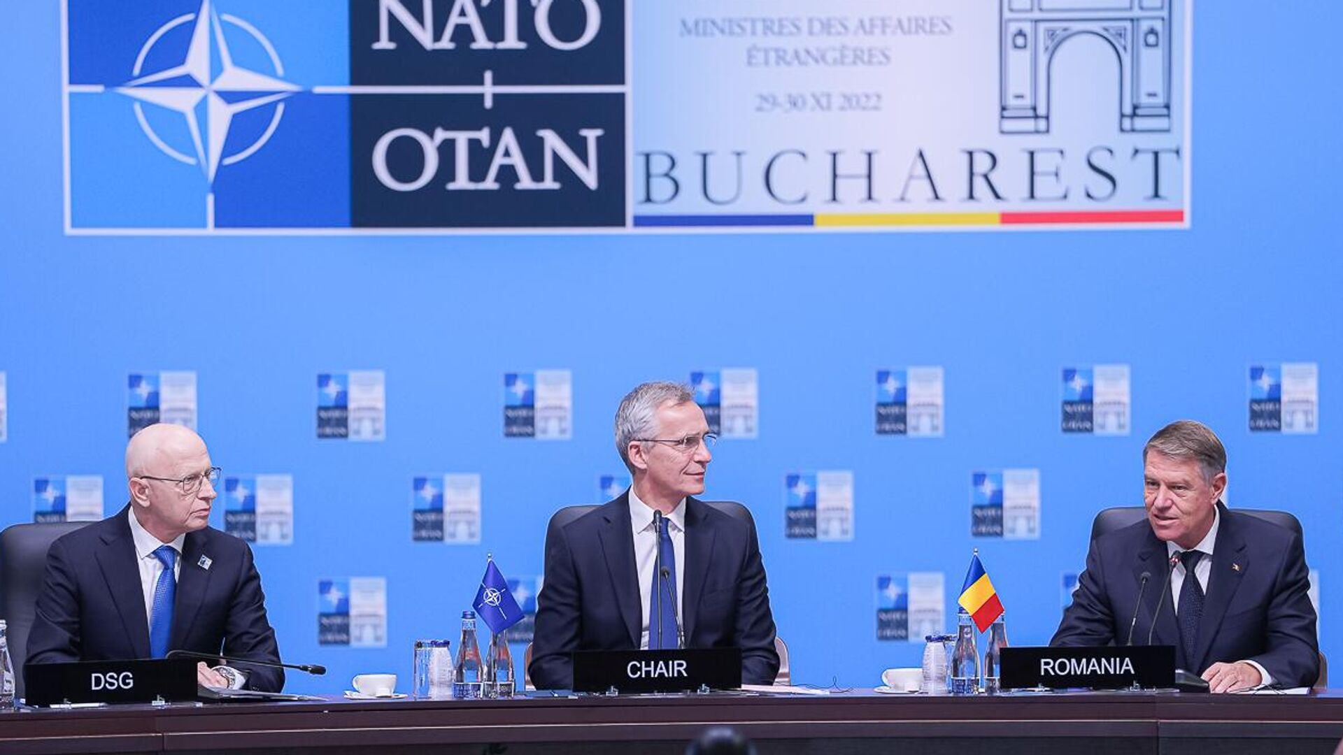 Summit-ul miniștrilor de externe ale țărilor membre NATO la București. 29-30  noiembrie 2022 - Sputnik Moldova-România, 1920, 27.10.2023