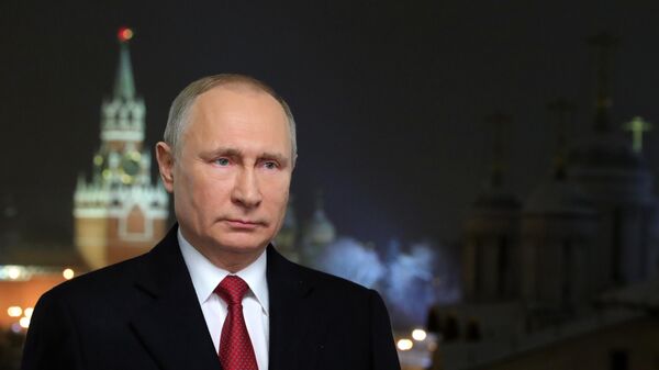 Новогоднее обращение президента РФ В. Путина - Sputnik Молдова