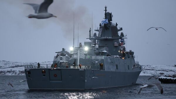 Проводы фрегата Адмирал Горшков в Североморске - Sputnik Moldova