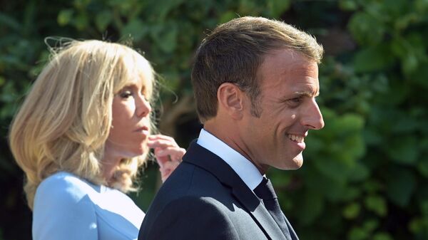 Emmanuel Macron și Brigitte Macron - Sputnik Moldova