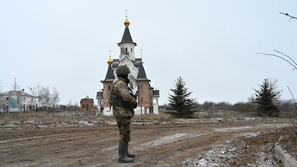 Militar rus în estul Ucrainei - Sputnik Moldova