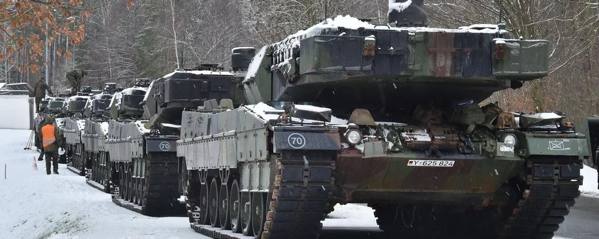 Немецкие танки Leopard 2. Архивное фото - Sputnik Молдова, 1920, 17.02.2023