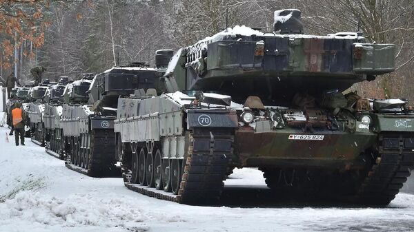 Немецкие танки Leopard 2 - Sputnik Moldova-România