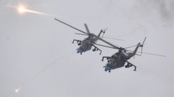 elicopterele rusești și belaruse practică operațiuni de căutare și salvare - Sputnik Moldova
