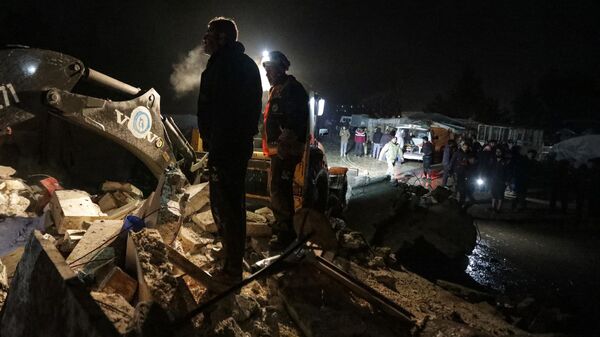 Distrugeri provocate de cutremur într-un oraș din Siria - Sputnik Moldova