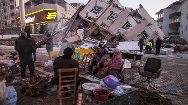 Разрушения в Гельбаши вследствие землетрясения в Турции  - Sputnik Moldova-România