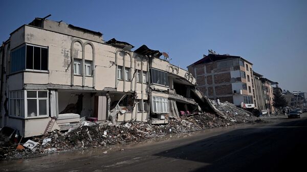 Разрушения в Эльбистане в провинции Кахраманмараш  вследствие землетрясения в Турции  - Sputnik Молдова