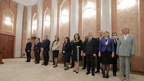 Церемония присяги нового правительства под руководством Дорина Речана - Sputnik Молдова