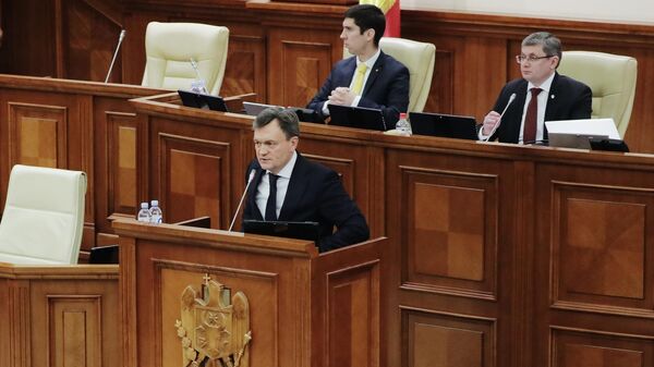 Premierul Recean în Parlamentul Republicii Moldova - Sputnik Moldova