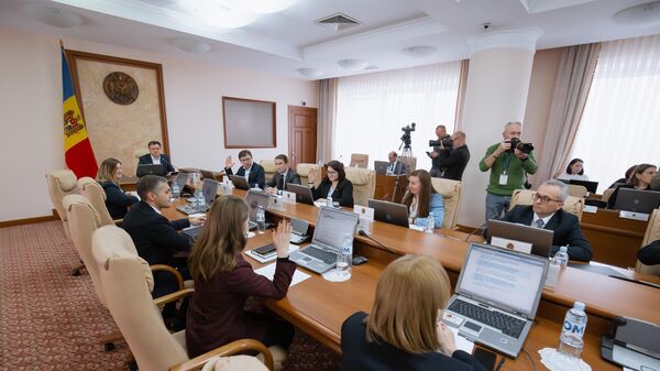 Заседание правительства под руководством Дорина Речана - Sputnik Молдова