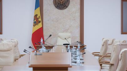 Зал заседаний правительства Молдовы