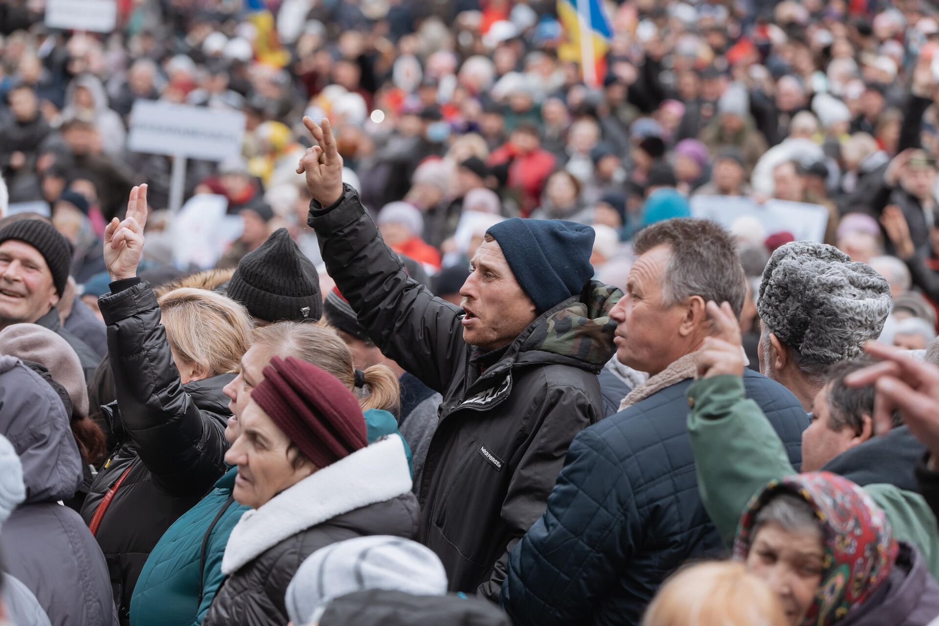Протест в центре Кишинева 19.02.2023 - Sputnik Молдова, 1920, 19.02.2023