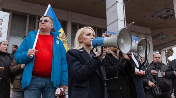 Протест в центре Кишинева 19.02.2023 - Sputnik Молдова