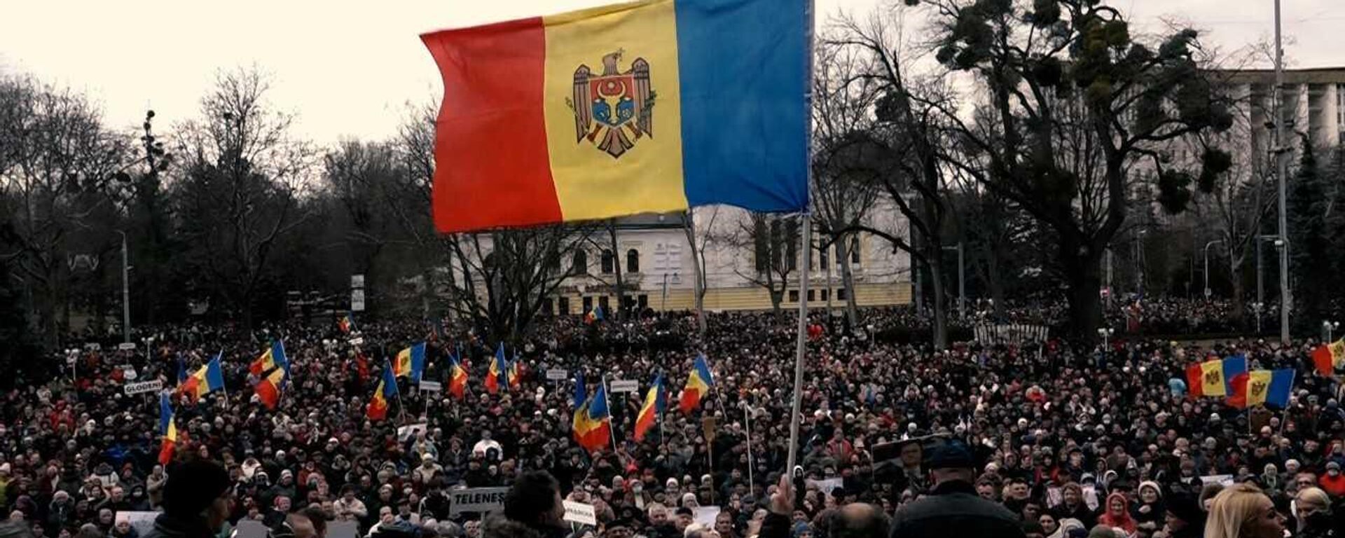Воскресный протест в Кишиневе в одном видео - Sputnik Молдова, 1920, 19.02.2023