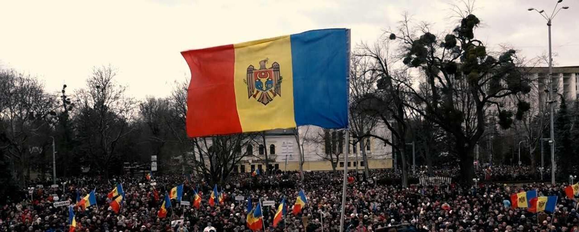 Cum s-a desfășurat protestul opoziției în Capitală - Sputnik Moldova, 1920, 19.02.2023