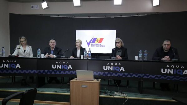 Briefing de presă organizate de Mișcarea Pentru Popor  - Sputnik Moldova