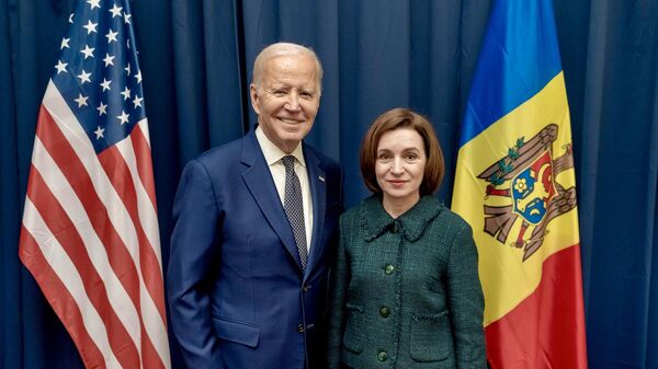 Maia Sandu și Joe Biden - Sputnik Moldova