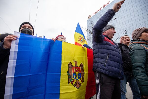 Акция протеста прошла мирно.  - Sputnik Молдова