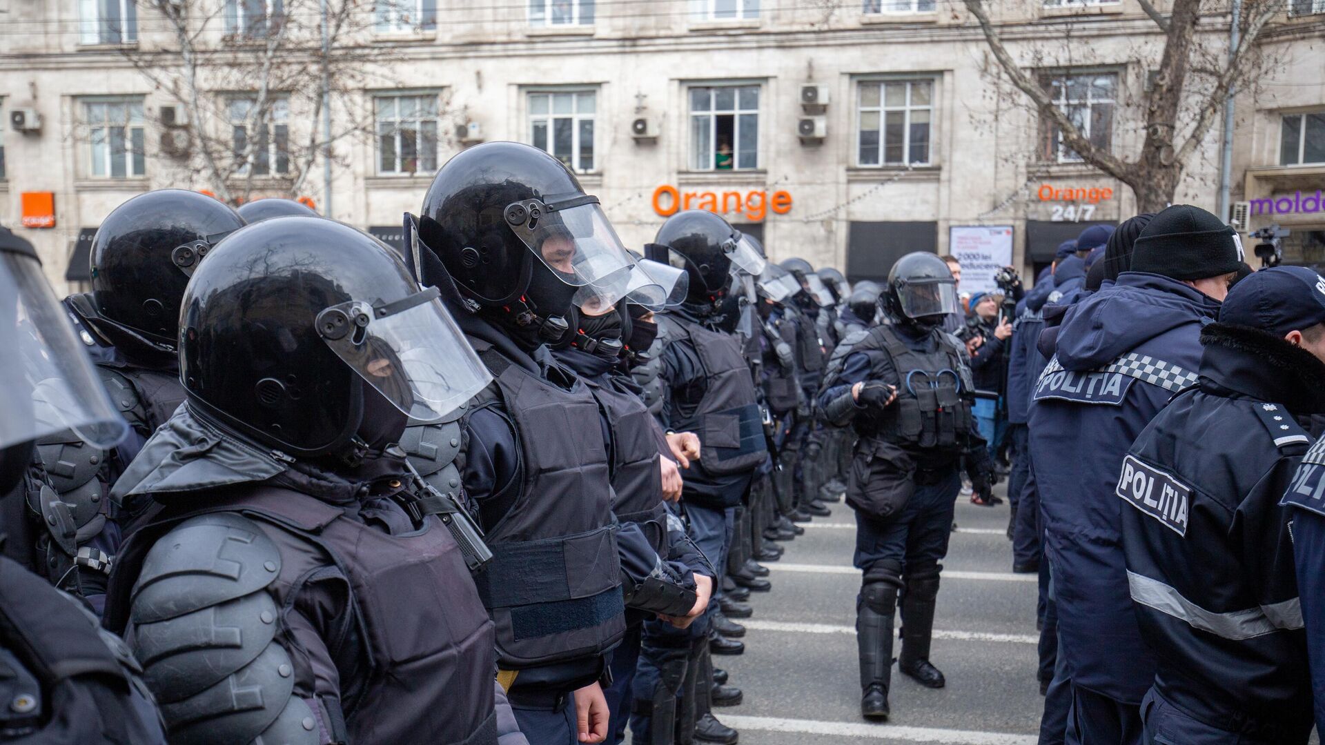 Полиция: есть информация, что в ходе воскресного протеста возможны беспорядки - Sputnik Молдова, 1920, 11.03.2023