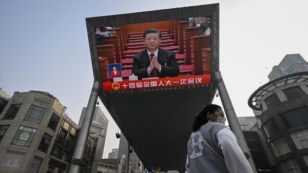 Прямая трансляция выступления председателя КНР Си Цзиньпина в Пекине, Китай - Sputnik Молдова