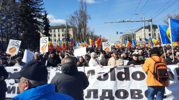 Санду, оплати нам фактуры!: в Кишиневе  протестующие поставили властям ультиматум  - Sputnik Молдова