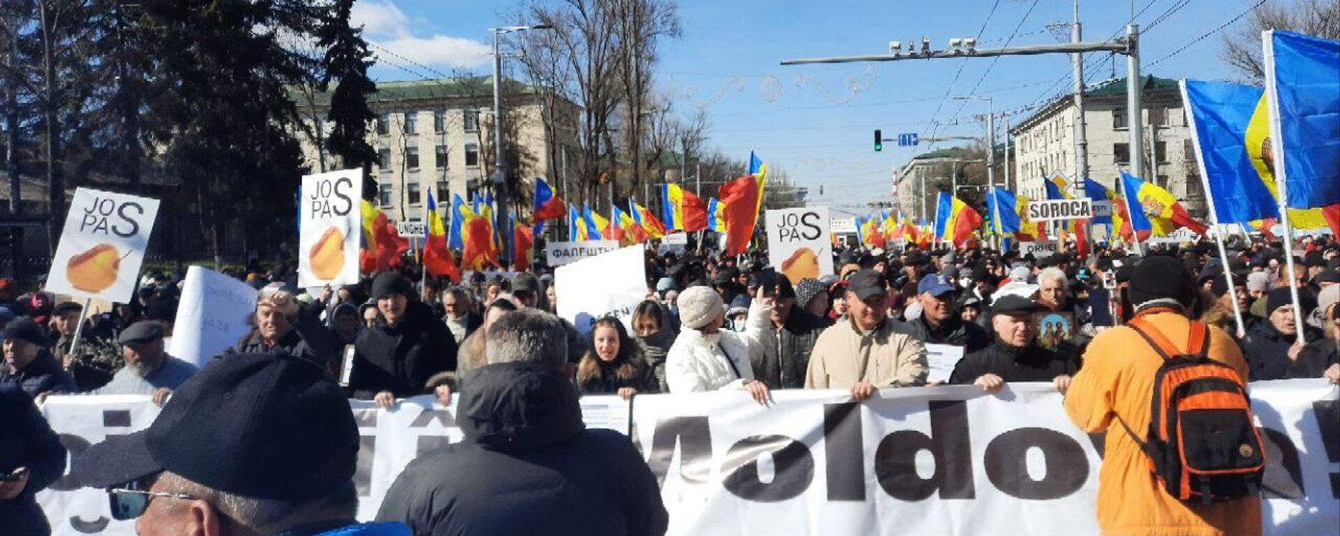 Санду, оплати нам фактуры!: в Кишиневе  протестующие поставили властям ультиматум  - Sputnik Молдова, 1920, 12.03.2023