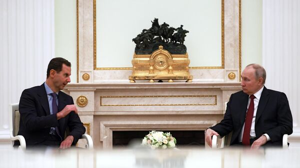 На встрече с Асадом Путин рассказал о развитии отношений России и Сирии - Sputnik Молдова