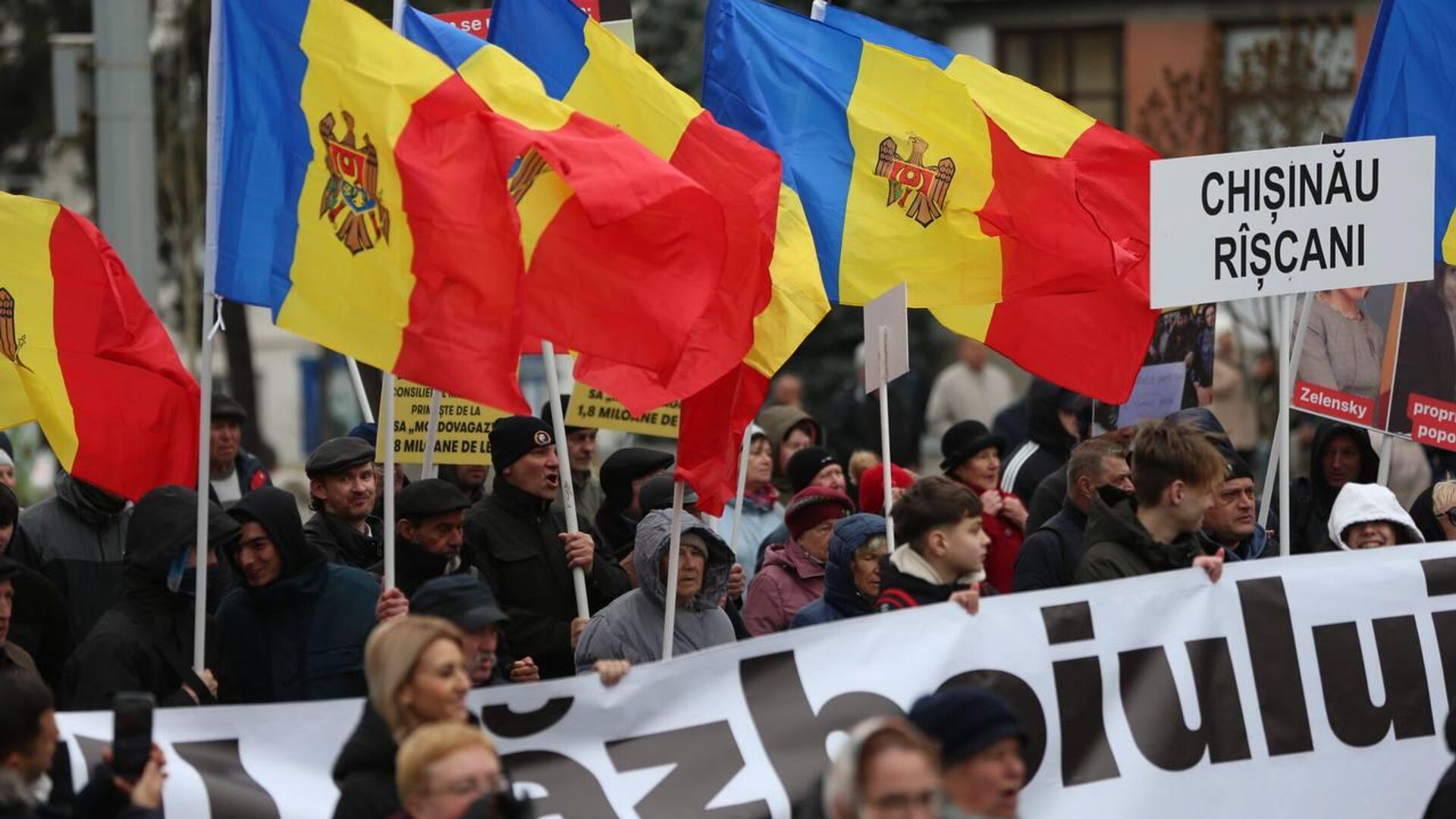 Протест Движения за народ в Кишиневе, 16.03.2023 - Sputnik Молдова, 1920, 16.03.2023