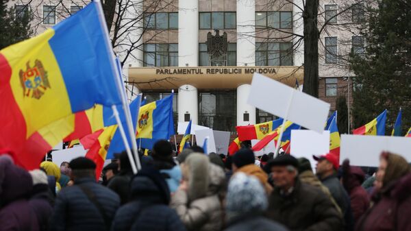 Протесты оппозиции в Молдове - Sputnik Молдова