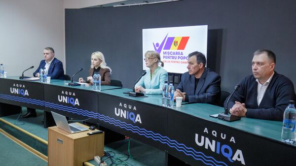 ”Mișcarea pentru popor” conferință de presă - Sputnik Молдова
